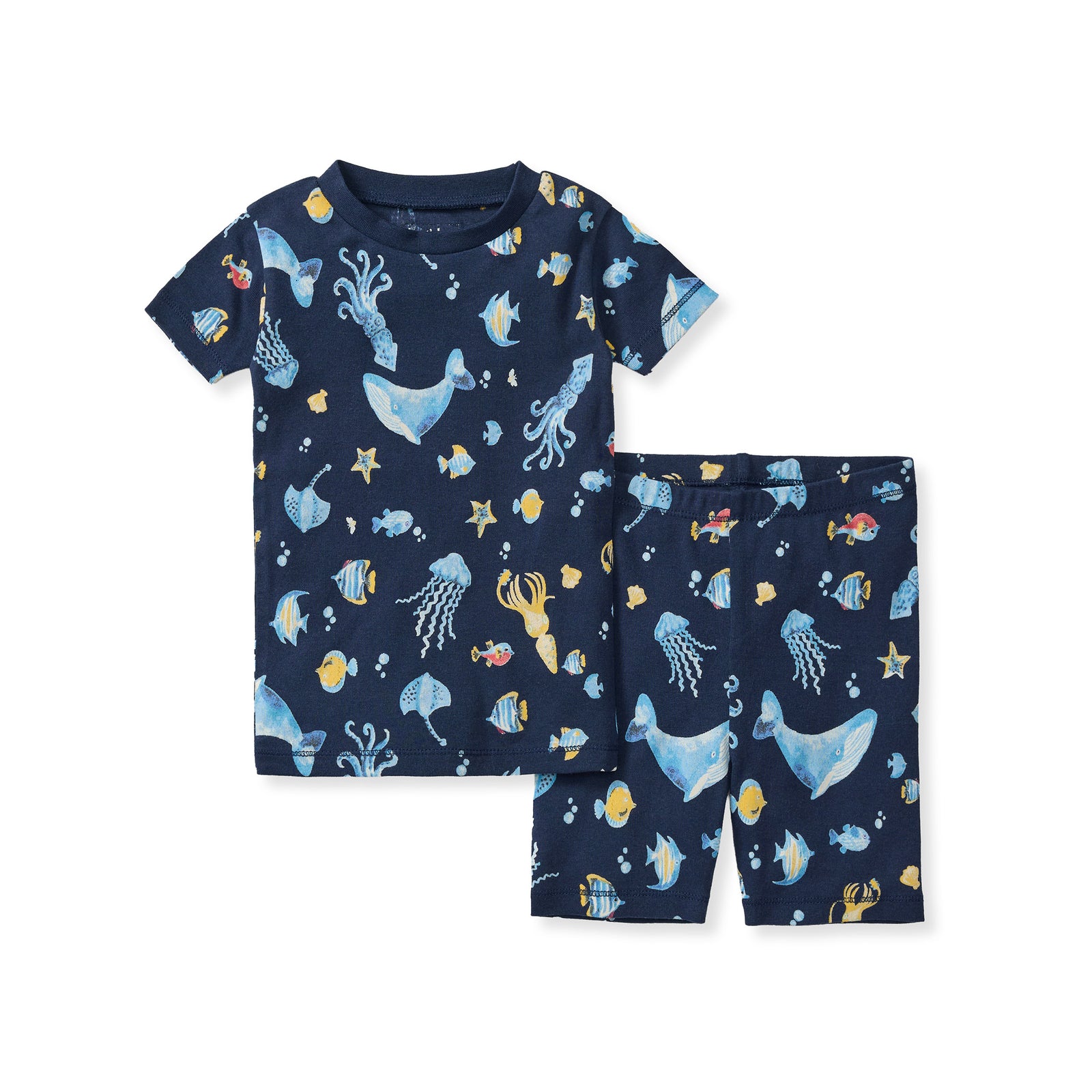 Under the Sea Organic Cotton Two-Piece Pajamas