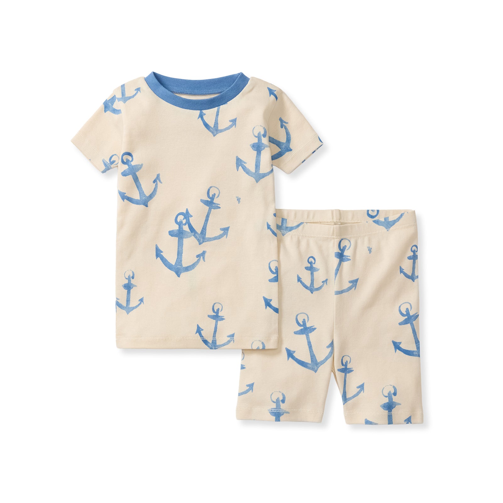 Anchors Organic Cotton Two-Piece Pajamas