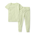 Honeysoft™ lyocell sea green pajama set: short-sleeve top and long pants