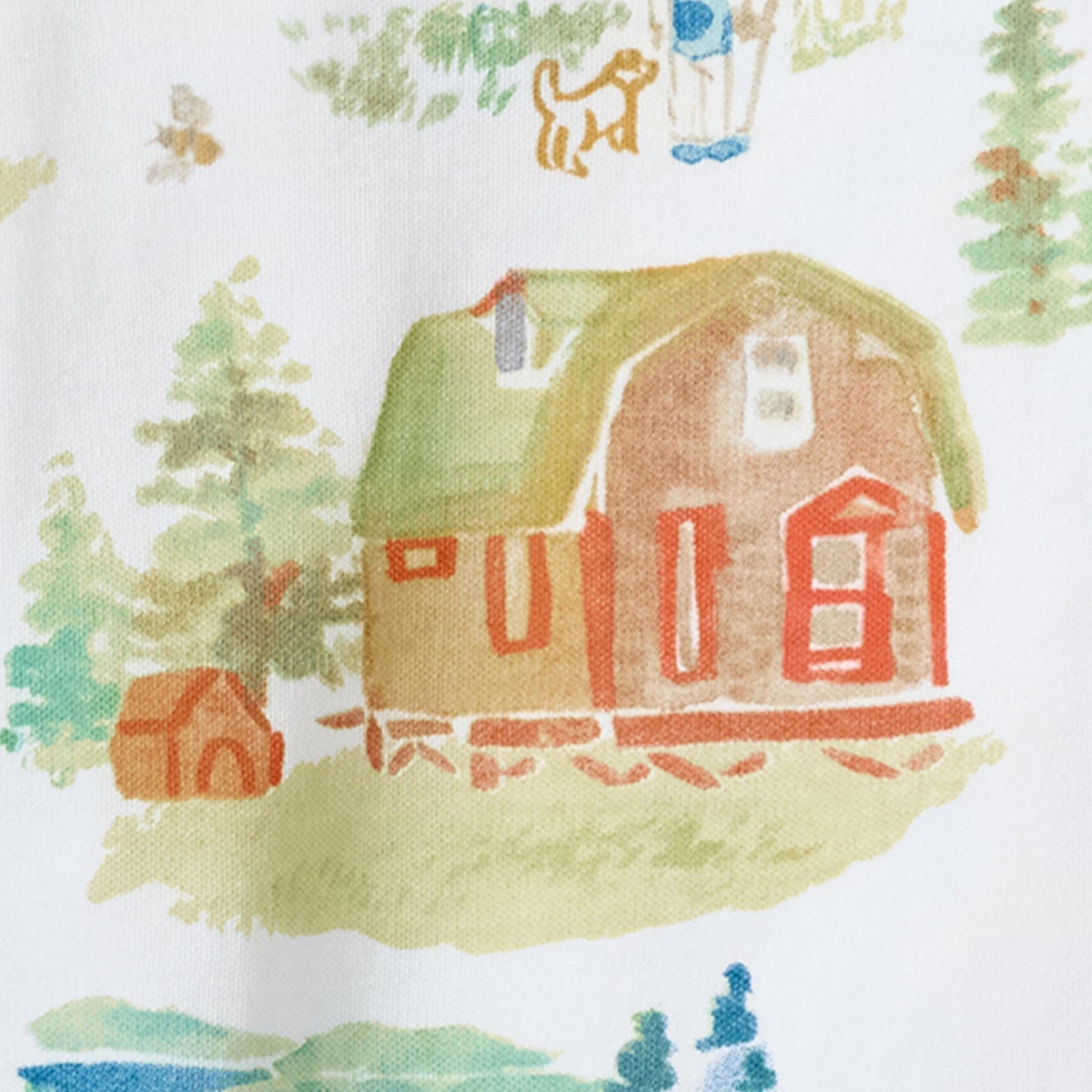 Burt & His Coop Organic Cotton Swatch