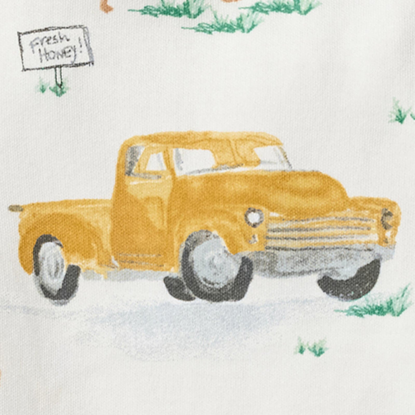 Burt's Truck Organic Cotton Swatch