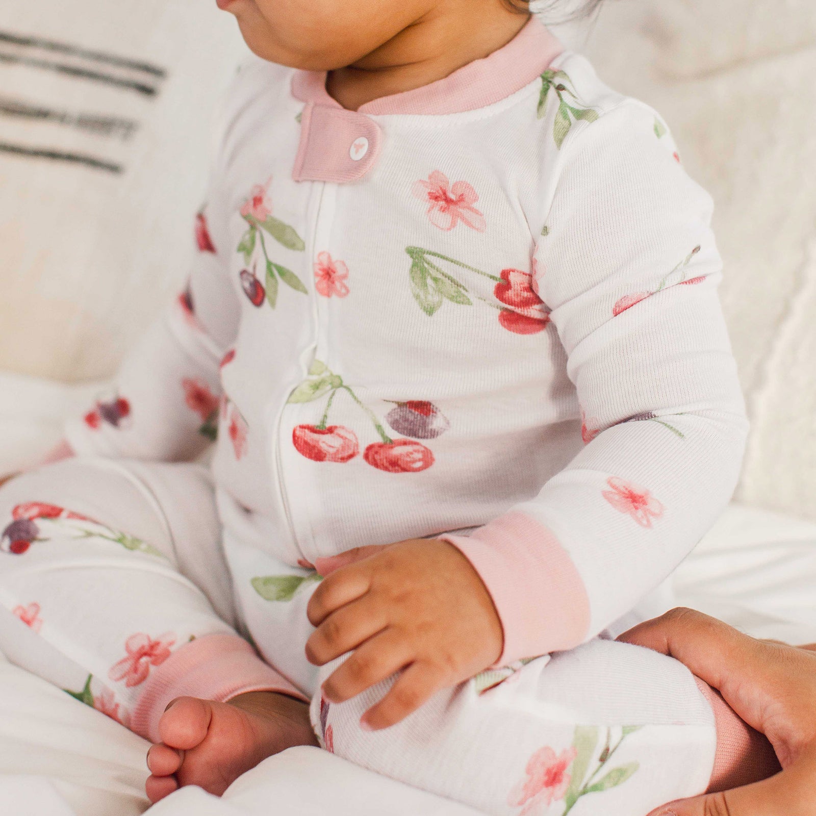 Product Image 1 of Cherries & Blossoms Organic Cotton Sleep & Play