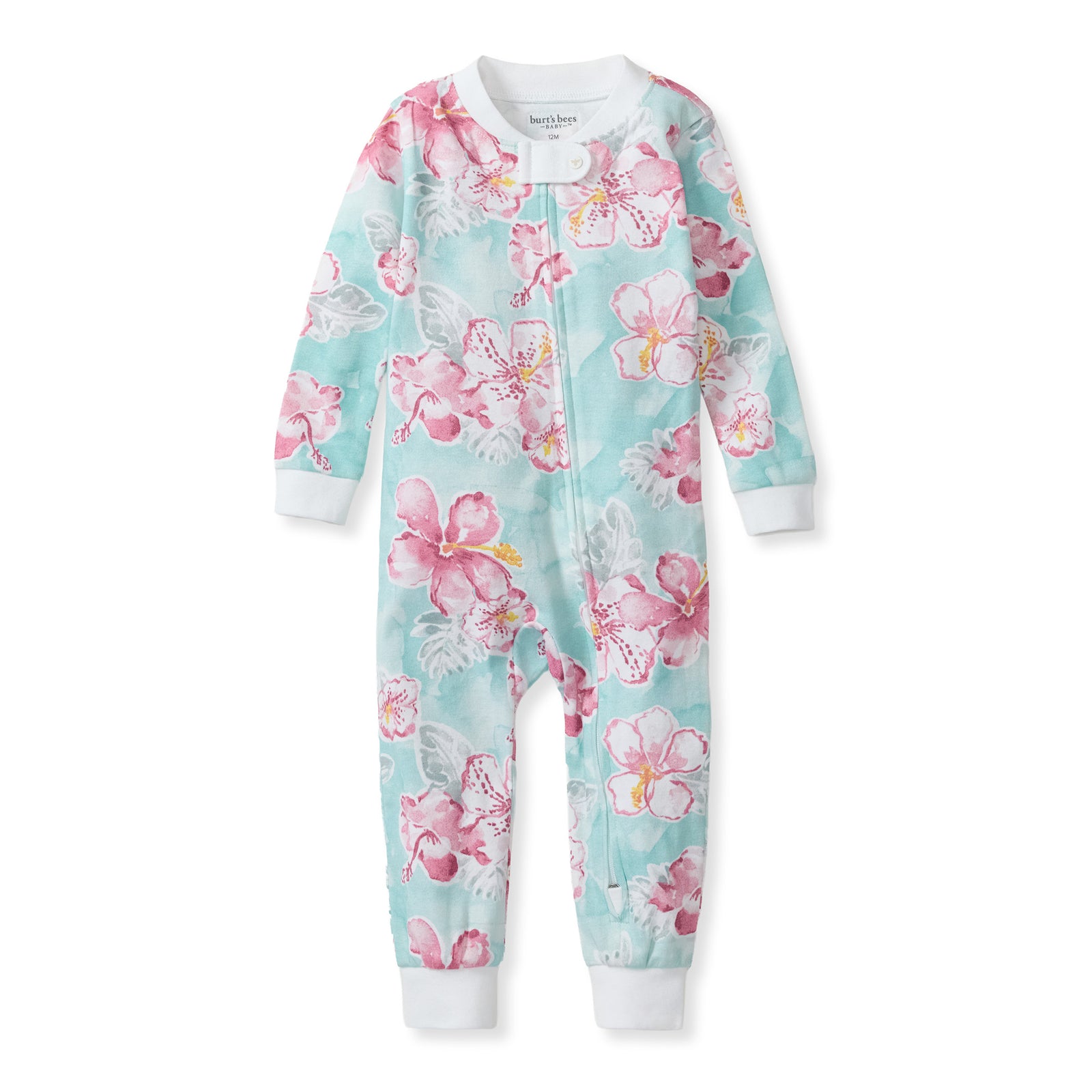 Painted Hibiscus Organic Cotton Sleeper