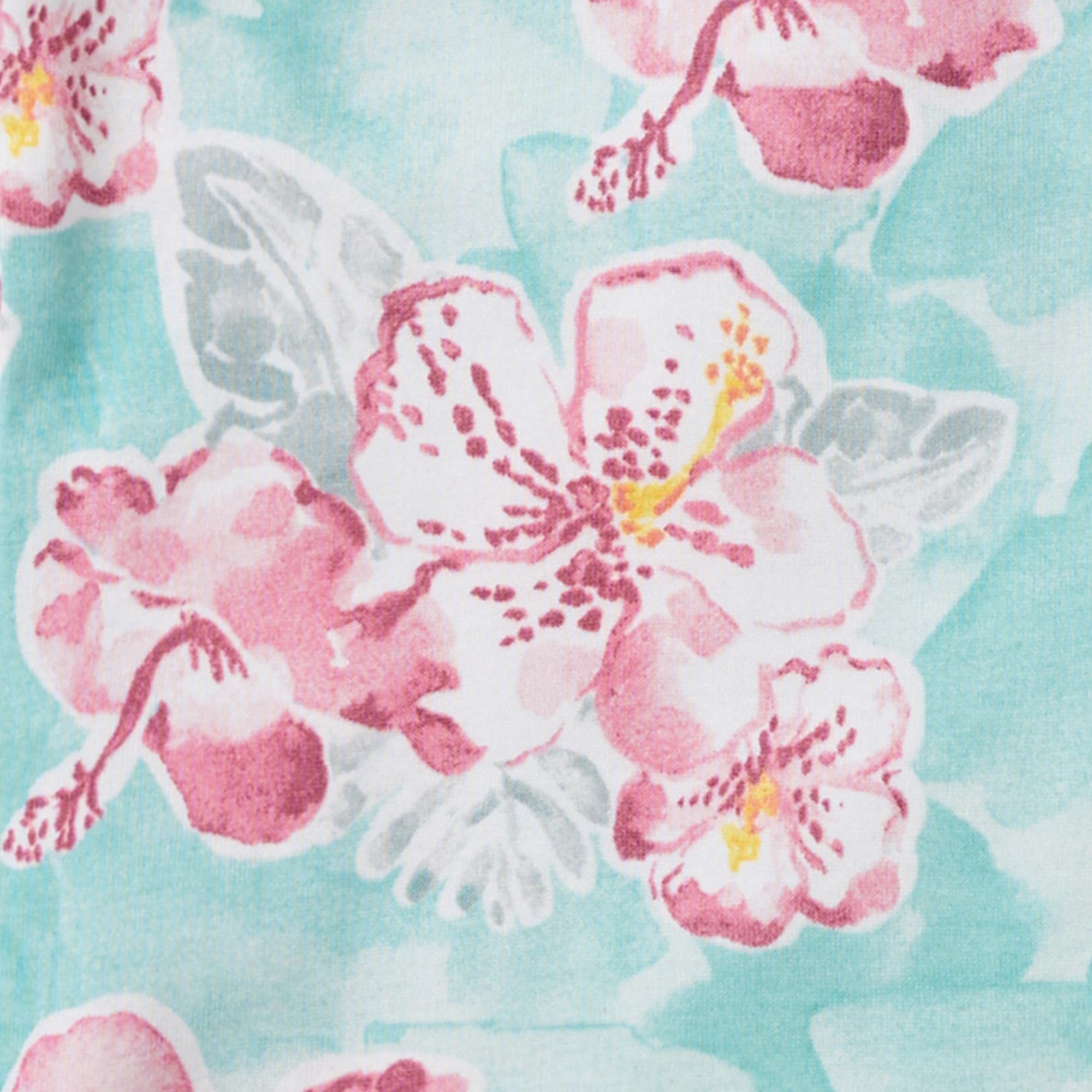 Painted Hibiscus Organic Cotton Two-Piece Pajamas – Burt's Bees Baby