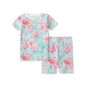 Painted Hibiscus Organic Cotton Two-Piece Pajamas