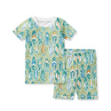 Organic Boy Hooded Sleeveless Shirt & Shorts Set