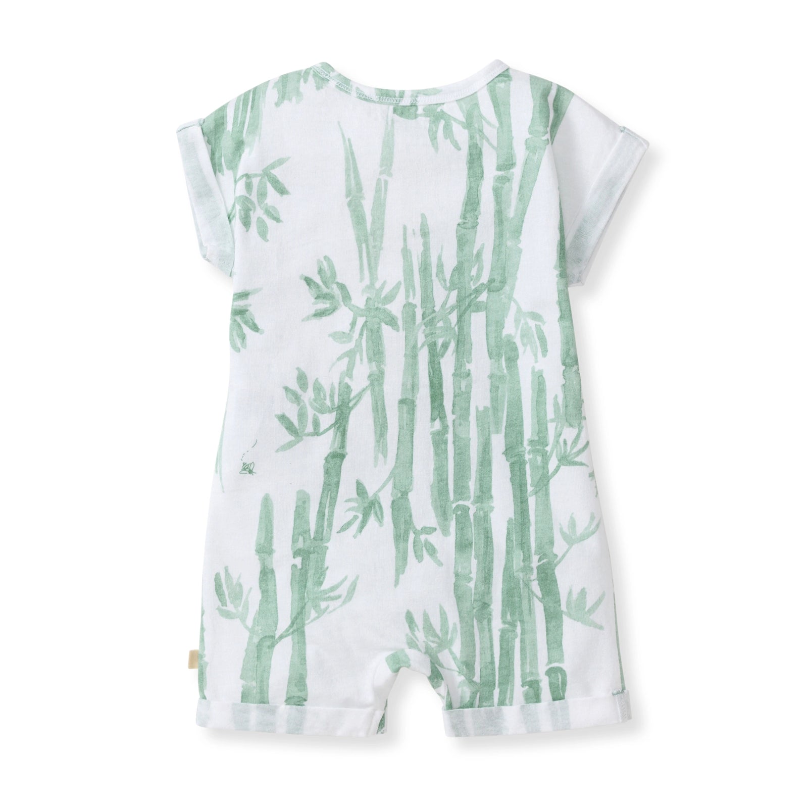 Bamboo Forest Baby Boy Romper Back