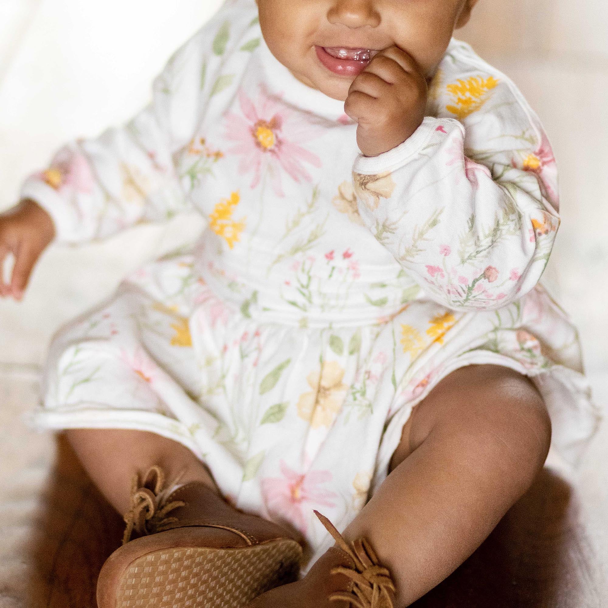 burt's bees baby organic cotton little wild flower dress reviews Wild Floral Organic Cotton Dress Burt's Bees Baby