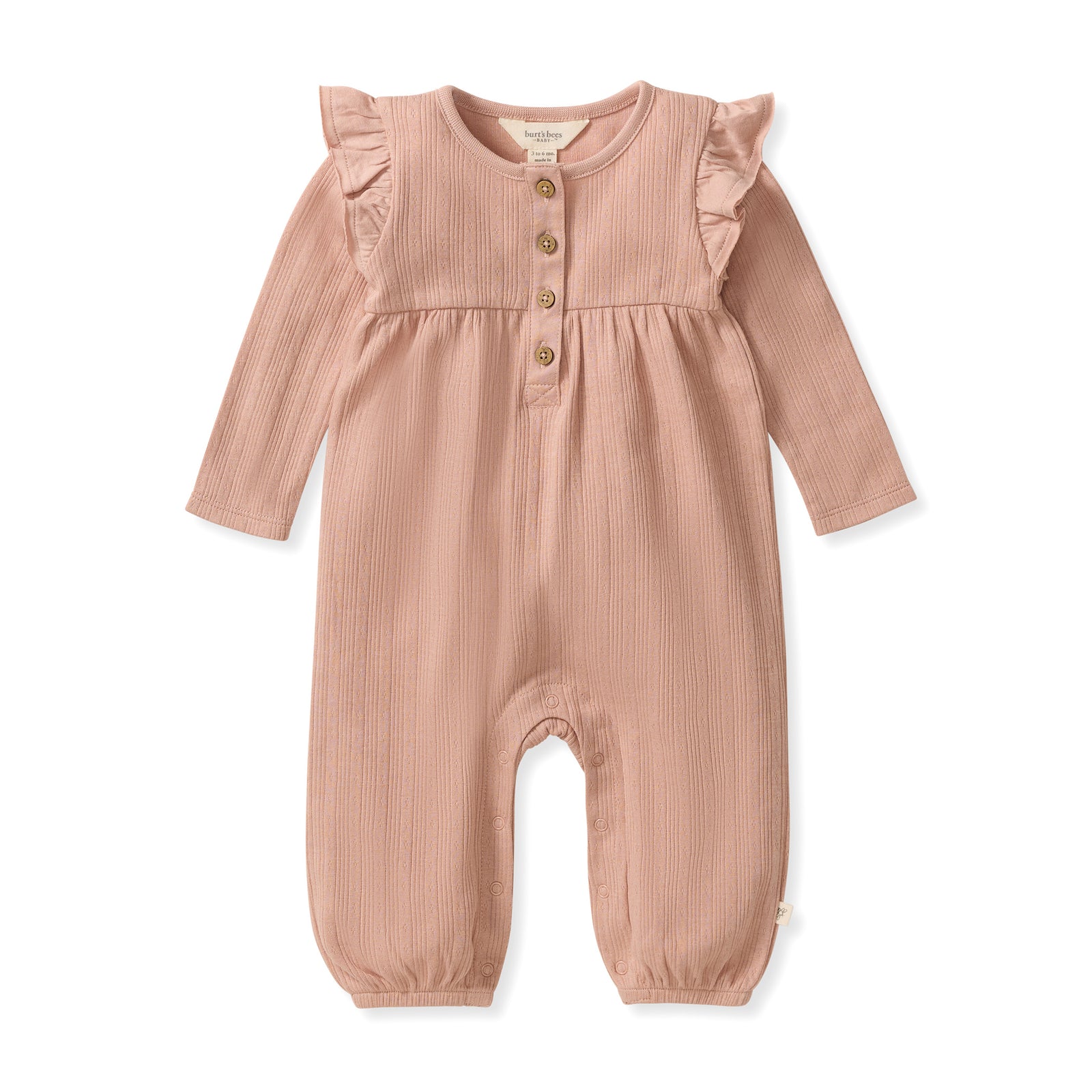 Ribbed Pointelle Jumpsuit