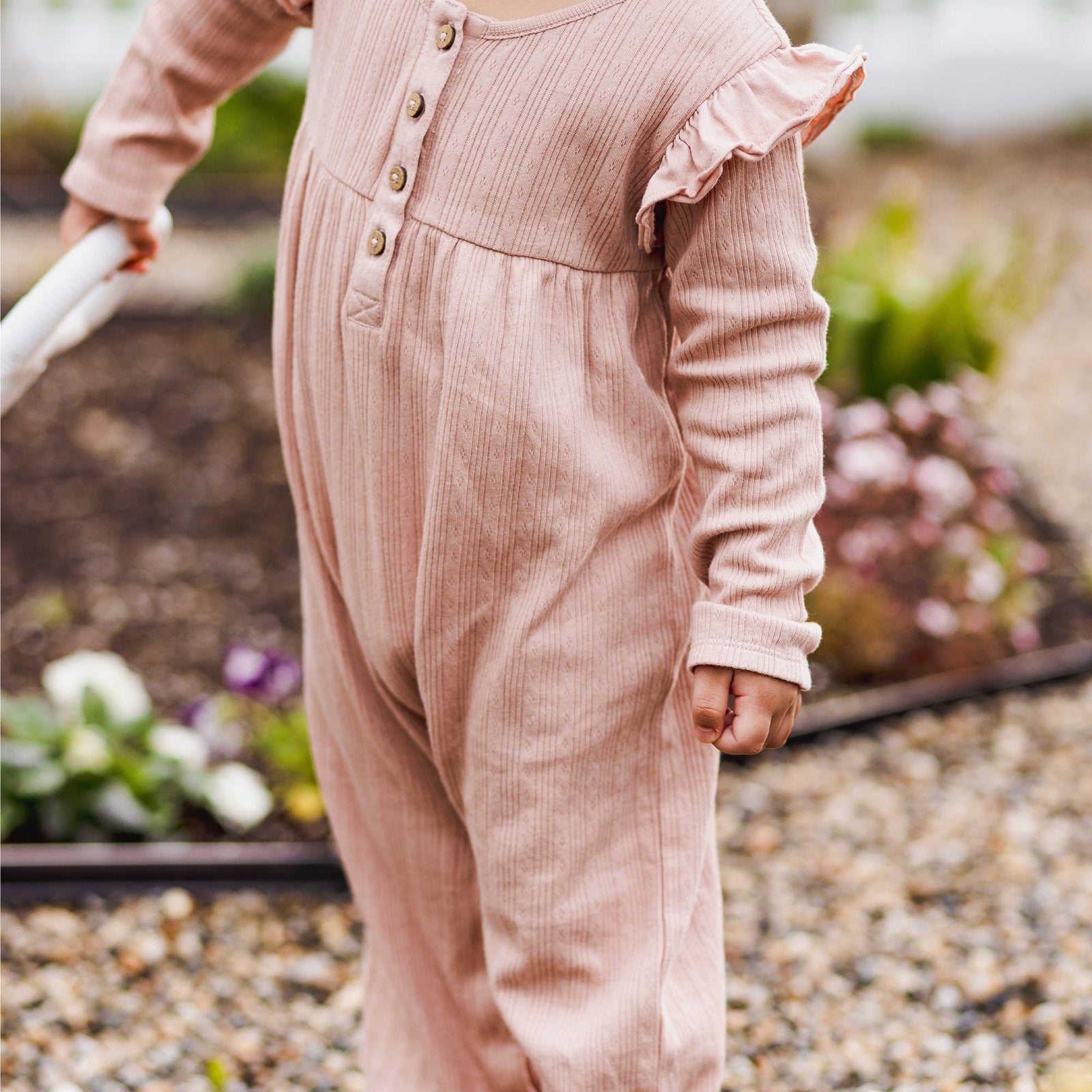 Product Image 1 of Ribbed Pointelle Jumpsuit