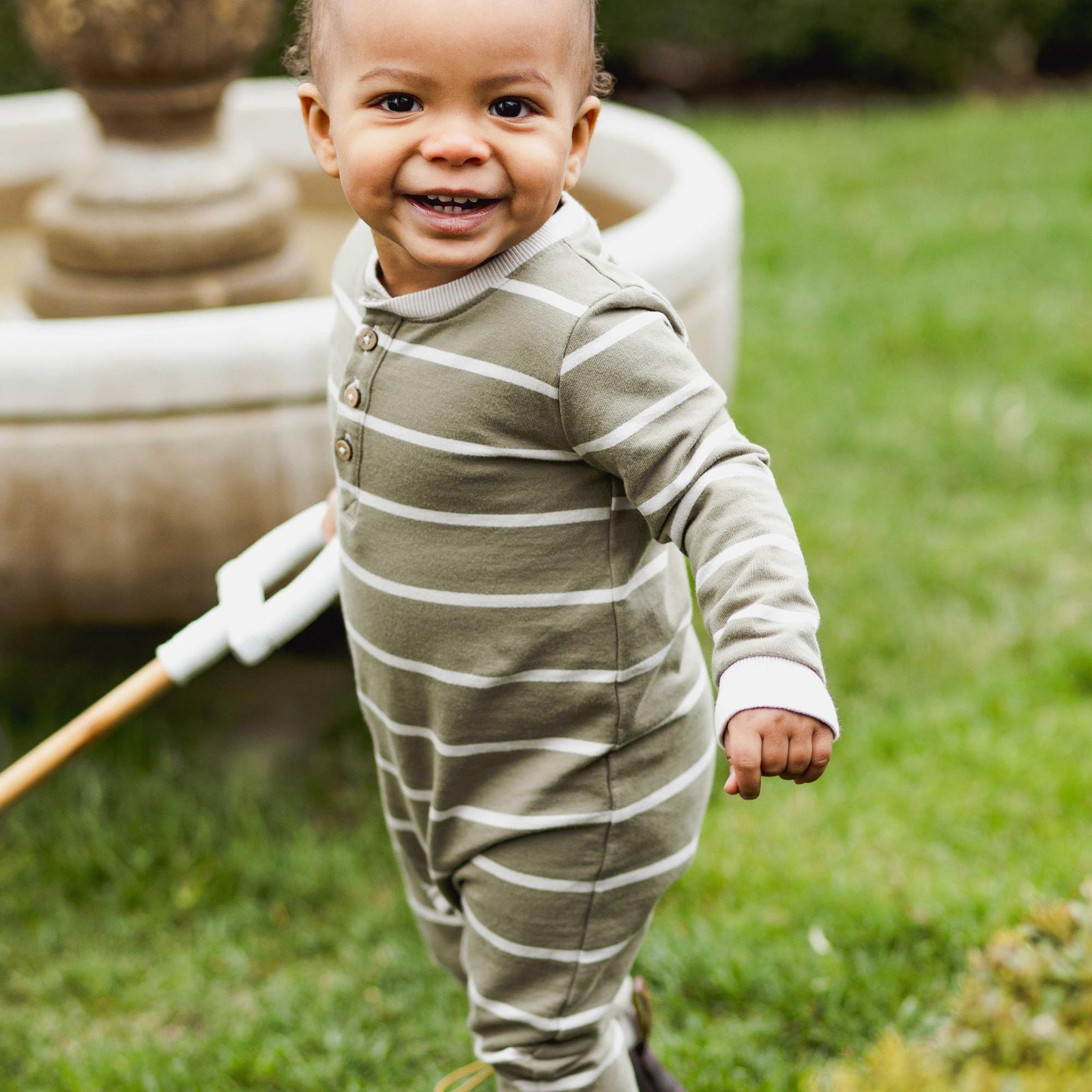Product Image 1 of Henley Organic Baby Boy Jumpsuit