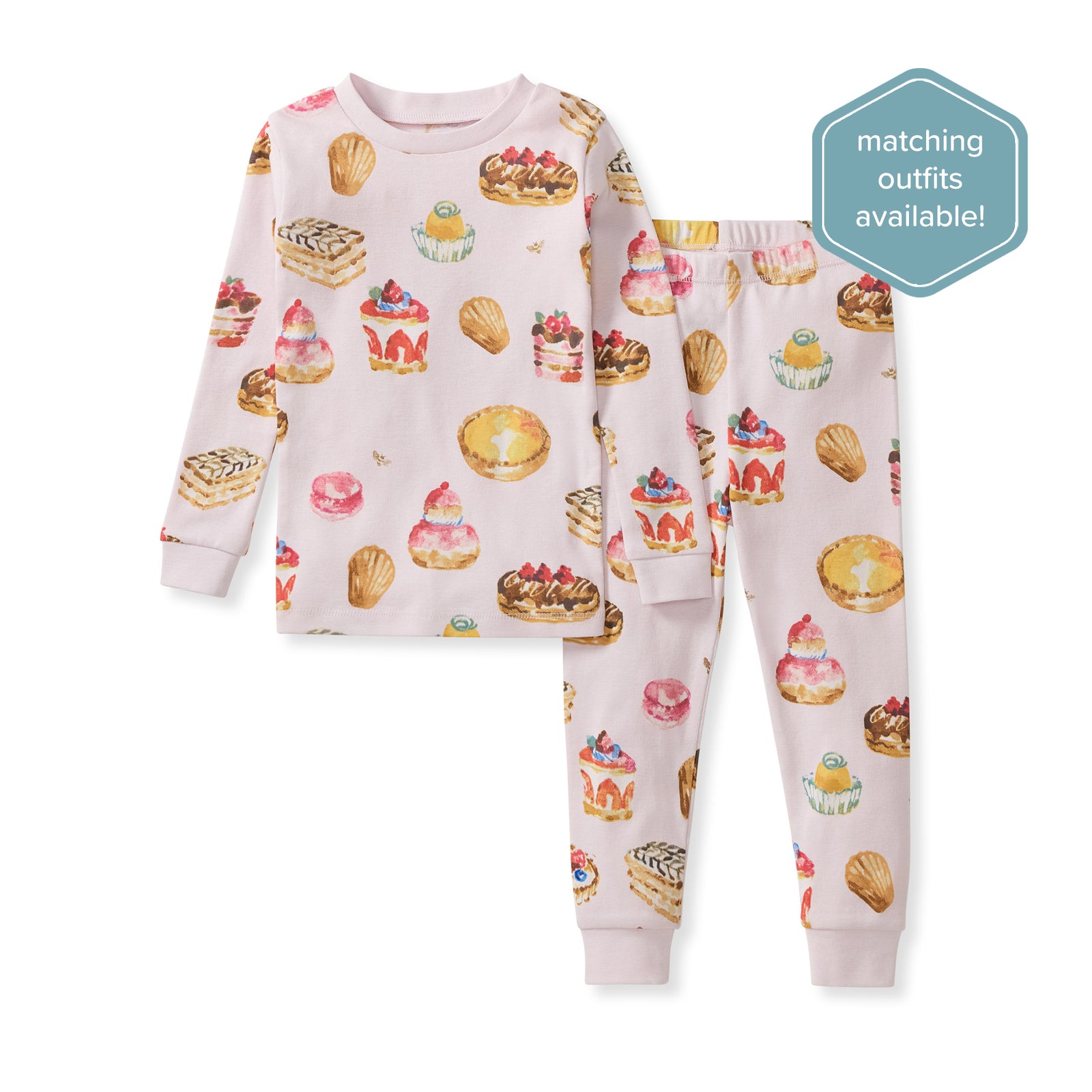 The Pastry Shop Organic Cotton Two-Piece Pajamas