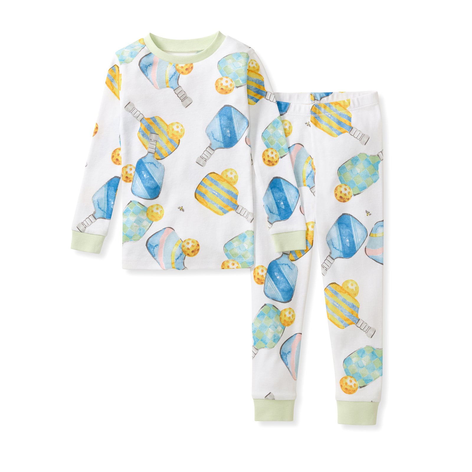 Pickleball Organic Cotton Two-Piece Pajamas