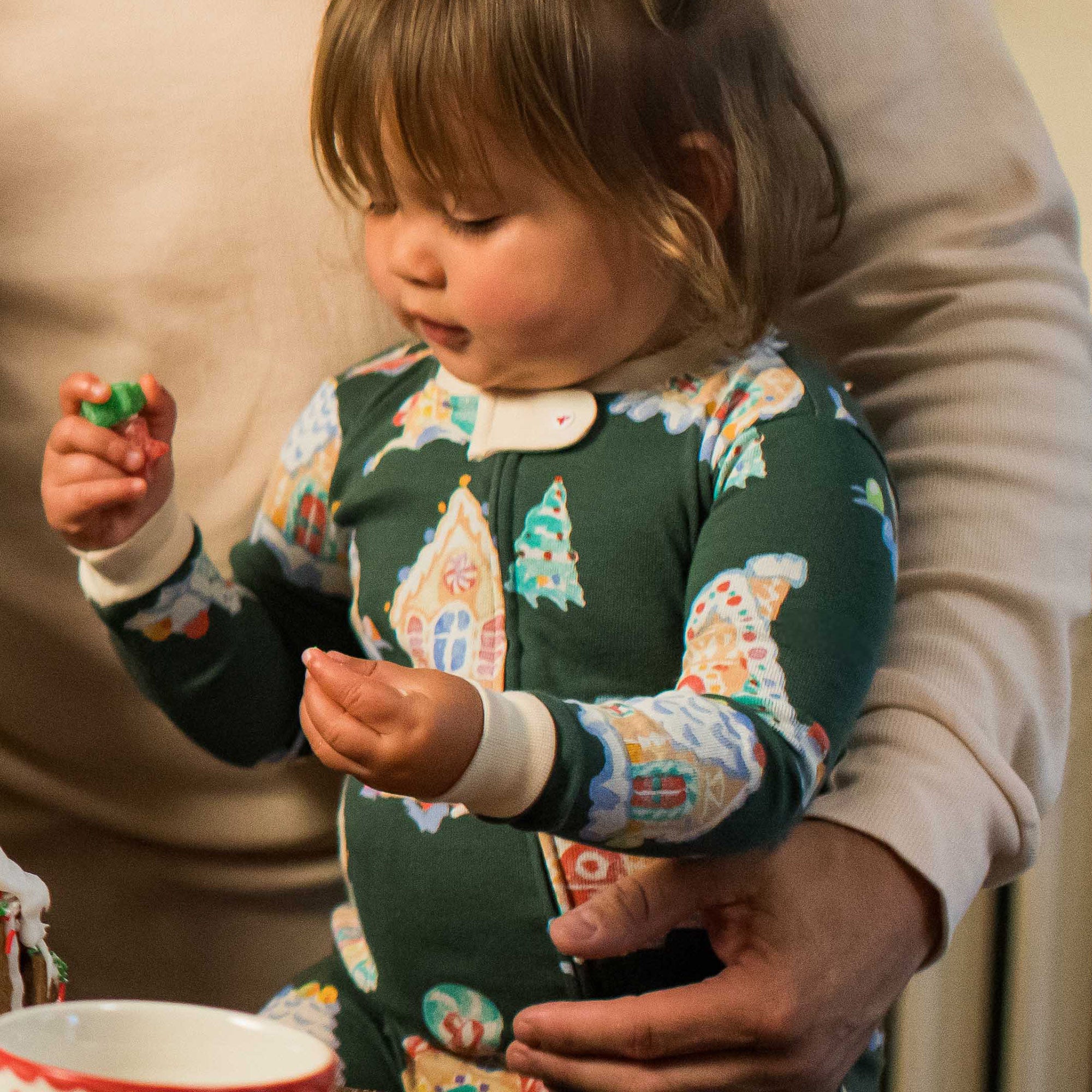 Gingerbread Houses Sleeper Footed PJs | Burt's Bees Baby® – Burt's