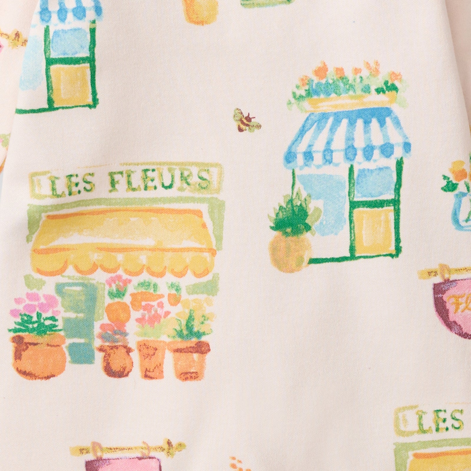 Les Fleurs Organic Cotton Swatch