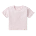 Drop Shoulder Ruffle T-Shirt