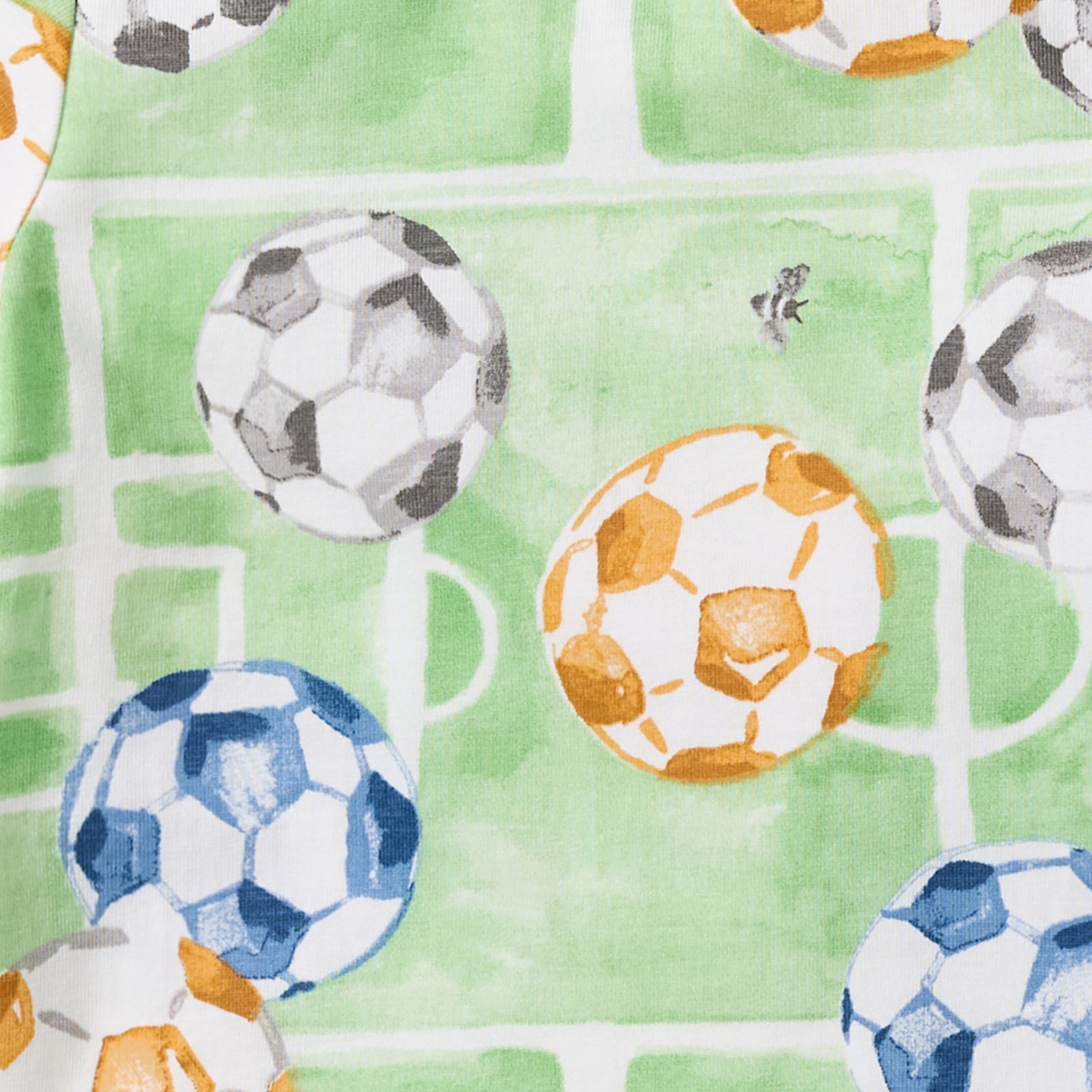 3-Pack Field Goal & Soccer Field Baby Boy Bodysuits