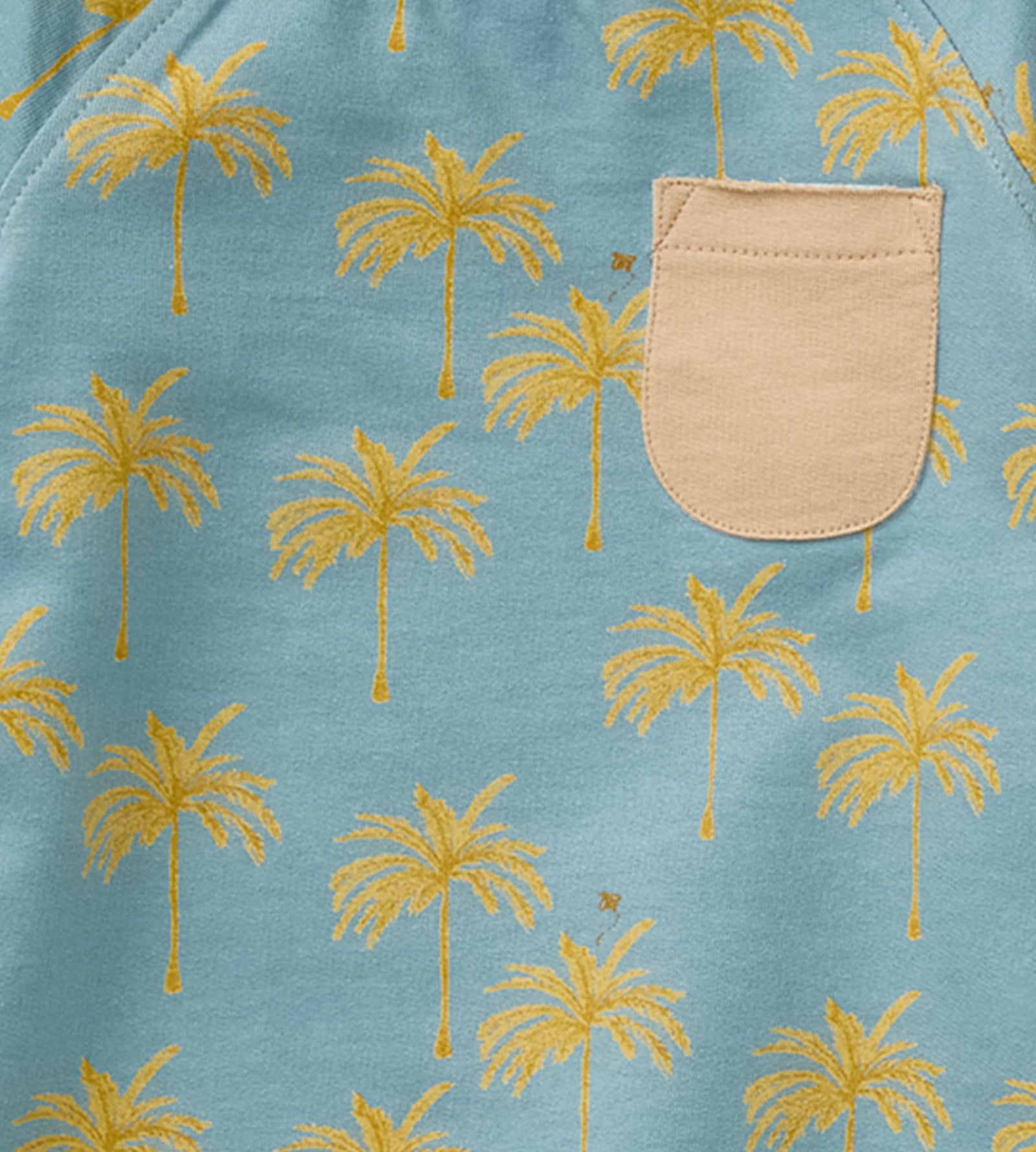Golden Palms Baby Boy Top & Shorts Set Swatch