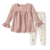 Little Button Organic Tunic & Pants Set