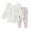 Ice Skates Organic Tunic & Pants Set Back