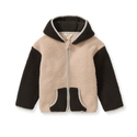 Sherpa-Style Zip Front Jacket - Delicate Doe