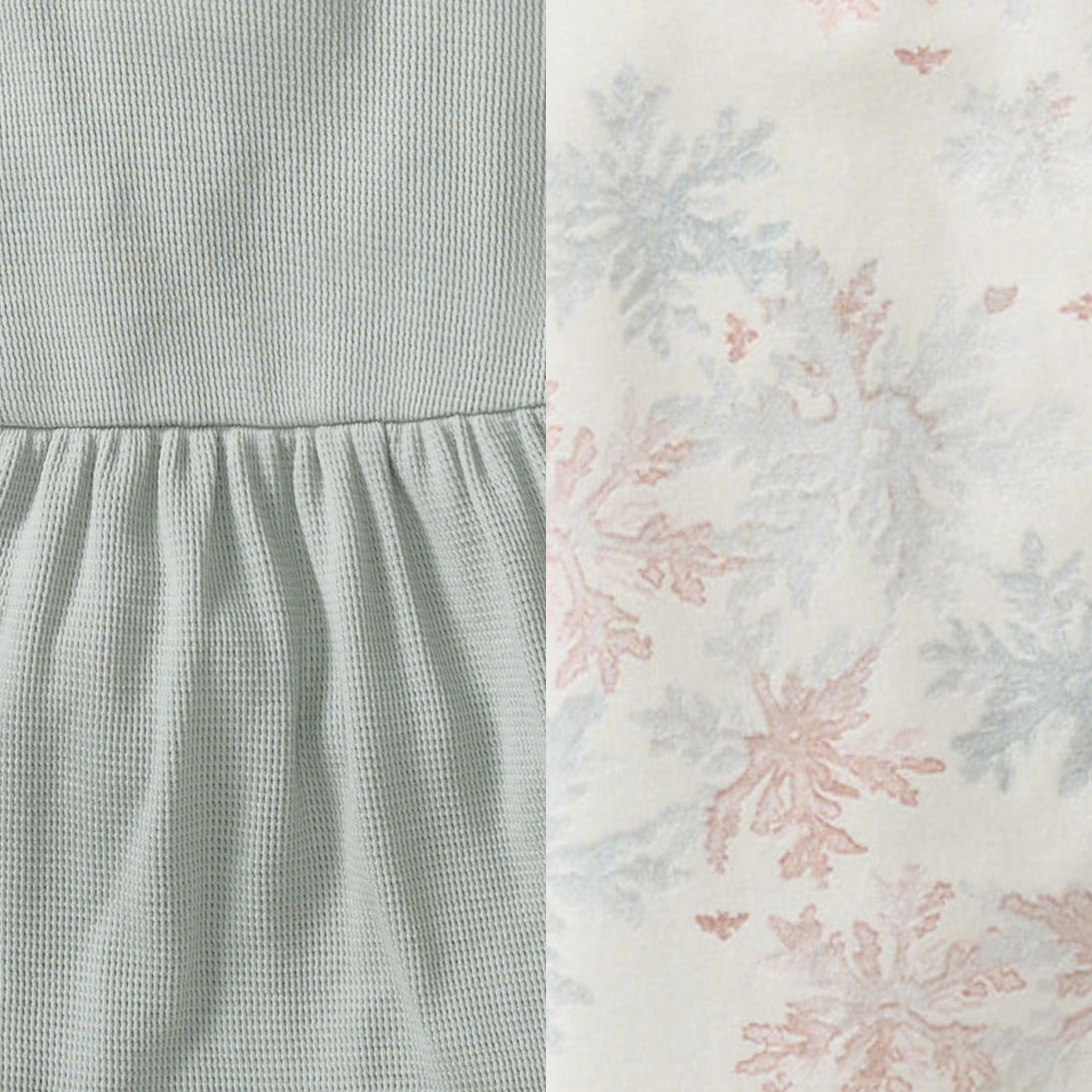Snowflake Flurries Organic Tunic & Pants Set Swatch