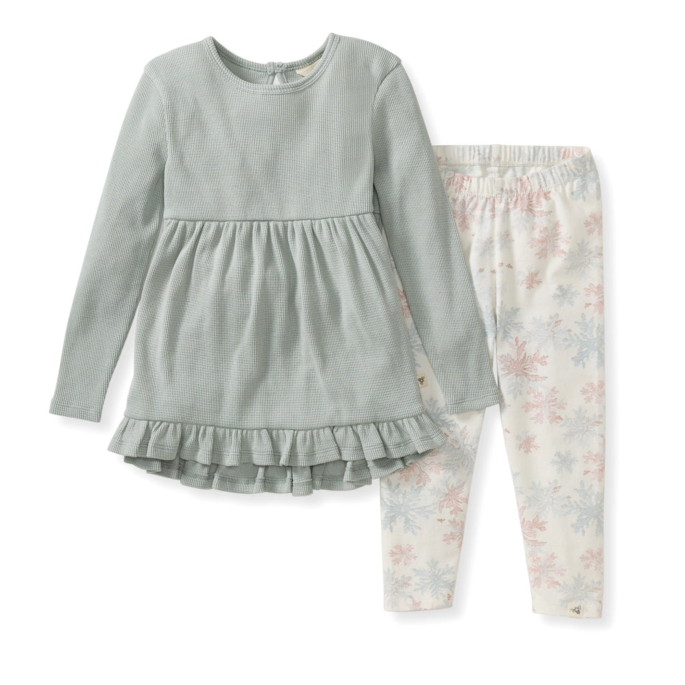 Snowflake Flurries Organic Tunic & Pants Set