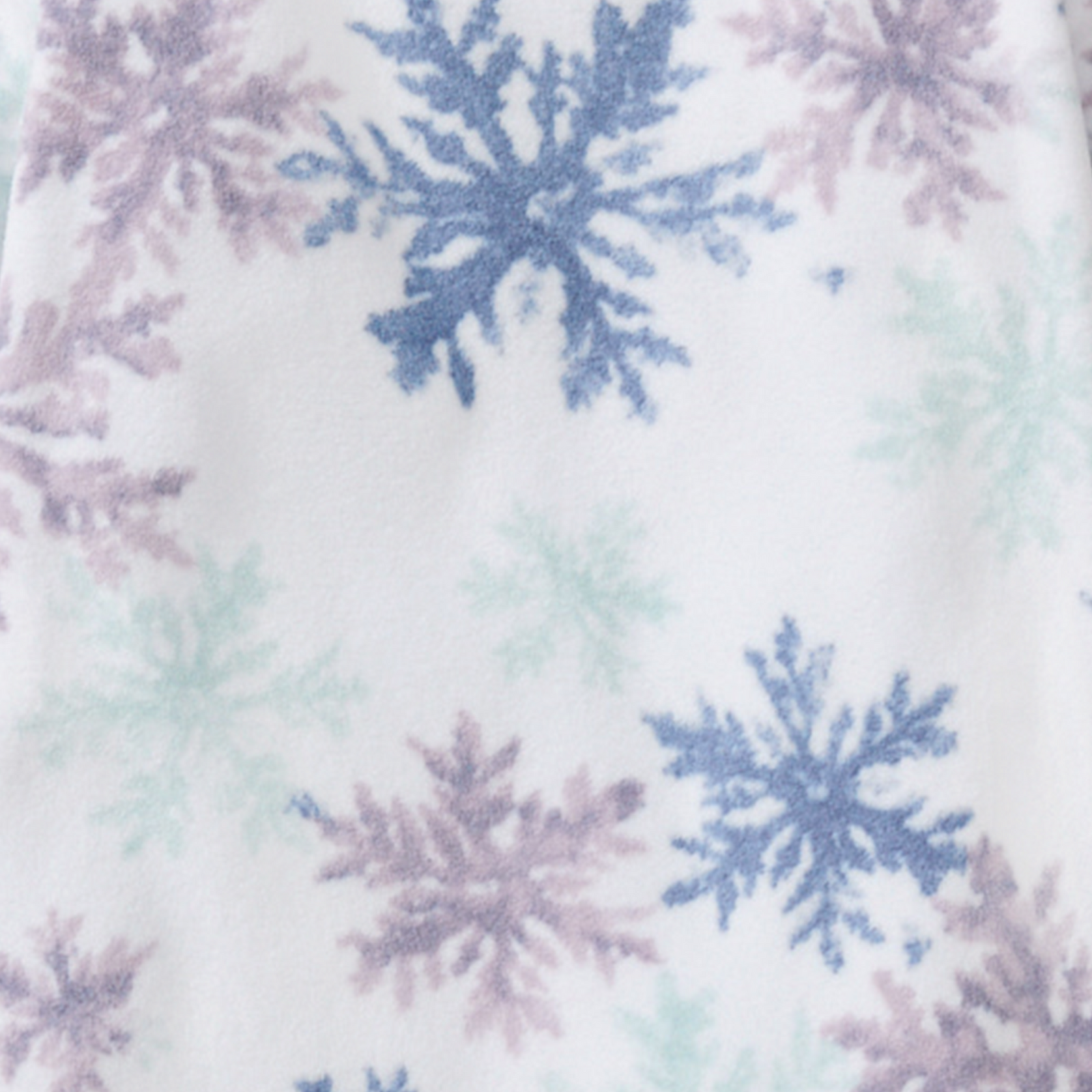 Snowflake Flurries polarbee™ Repreve® Fleece Pajamas Swatch