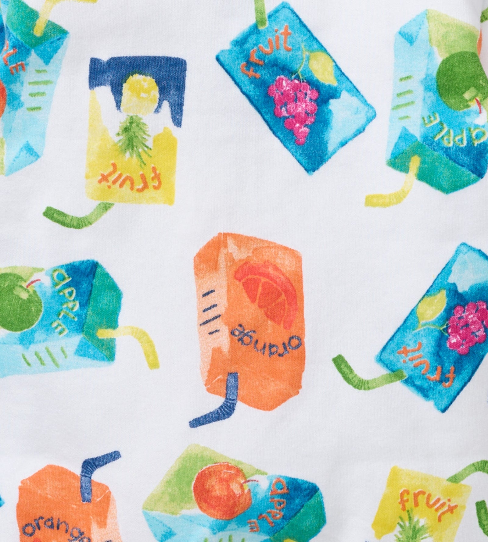 Juice Box Organic Cotton Baby Pajamas Swatch