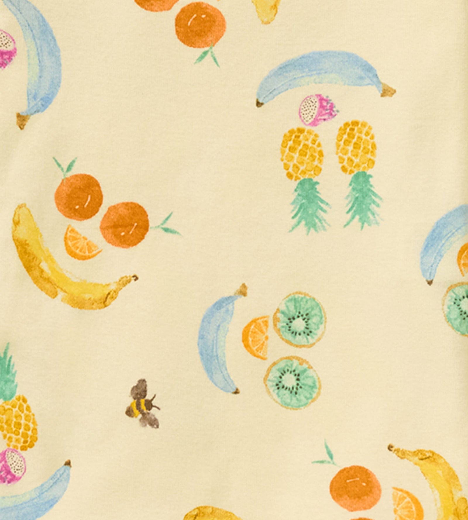 Play With Your Food Organic Baby Pajamas Swatch