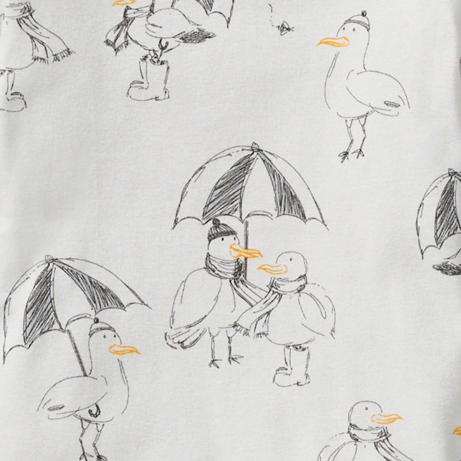 Silly Seagulls Organic Two-Piece Pajamas Swatch