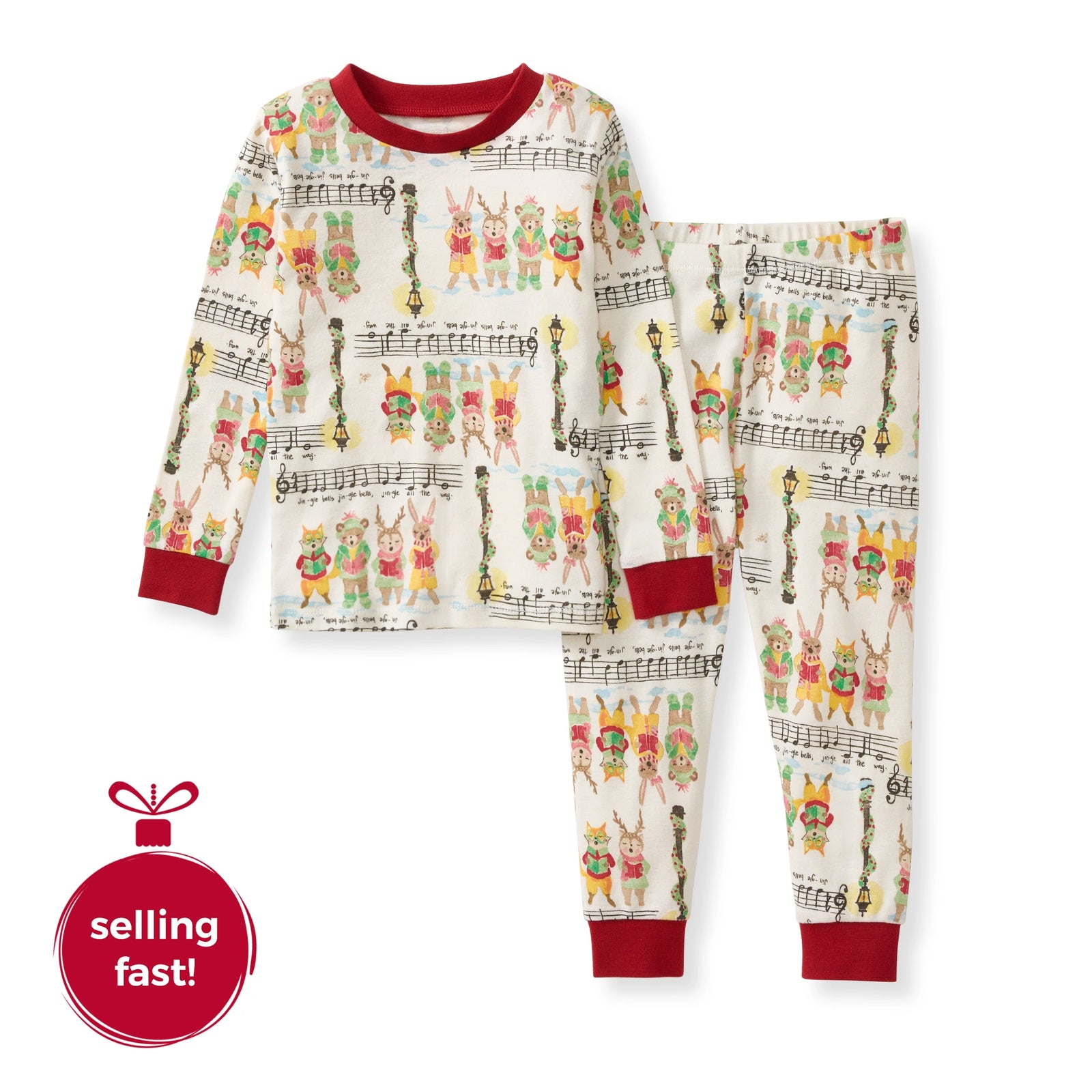 Sweet Carolers Matching Family Two-Piece Pajamas