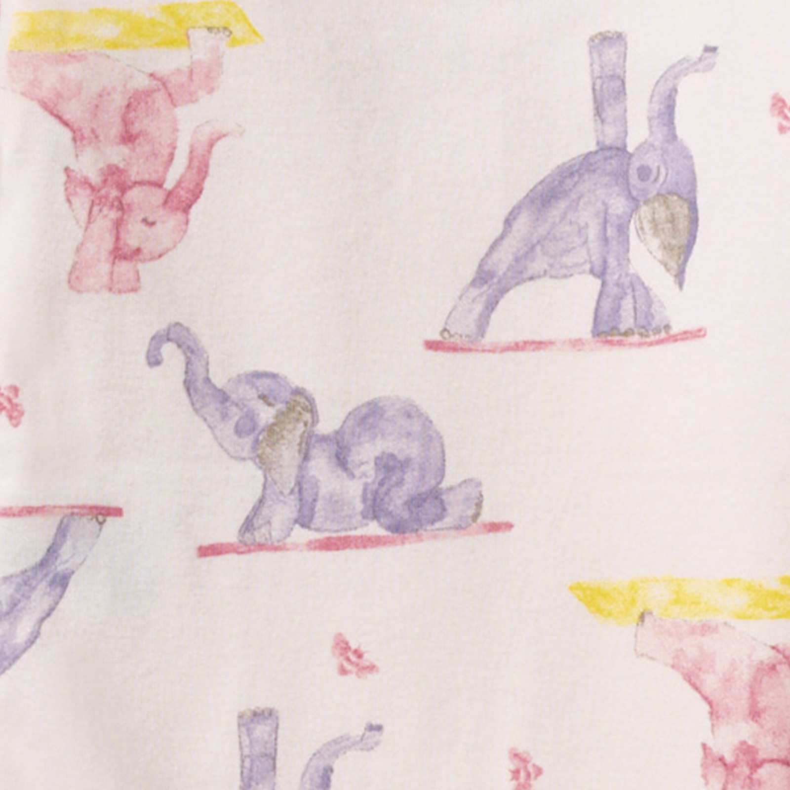 Yogi Elephants Organic Sleeper Swatch
