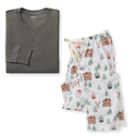 Ski The Alps Matching Family Men's Pajamas