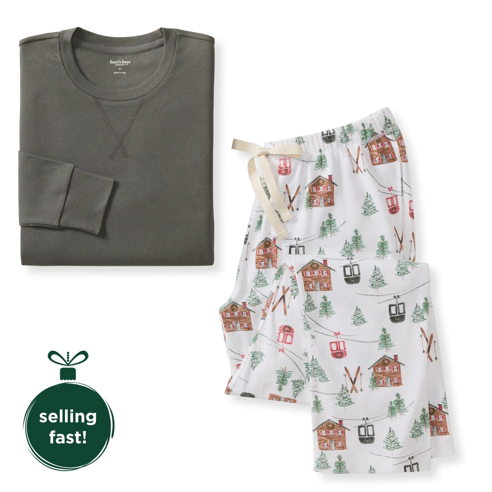 Ski The Alps Matching Family Men's Pajamas, Selling Fast!