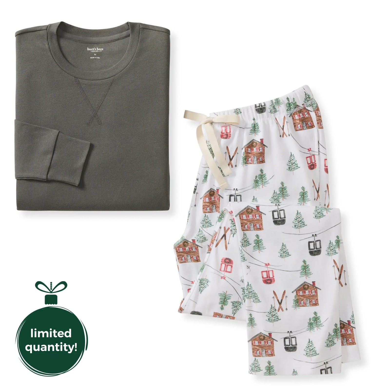 Ski The Alps Matching Family Men's Pajamas, Selling Fast!