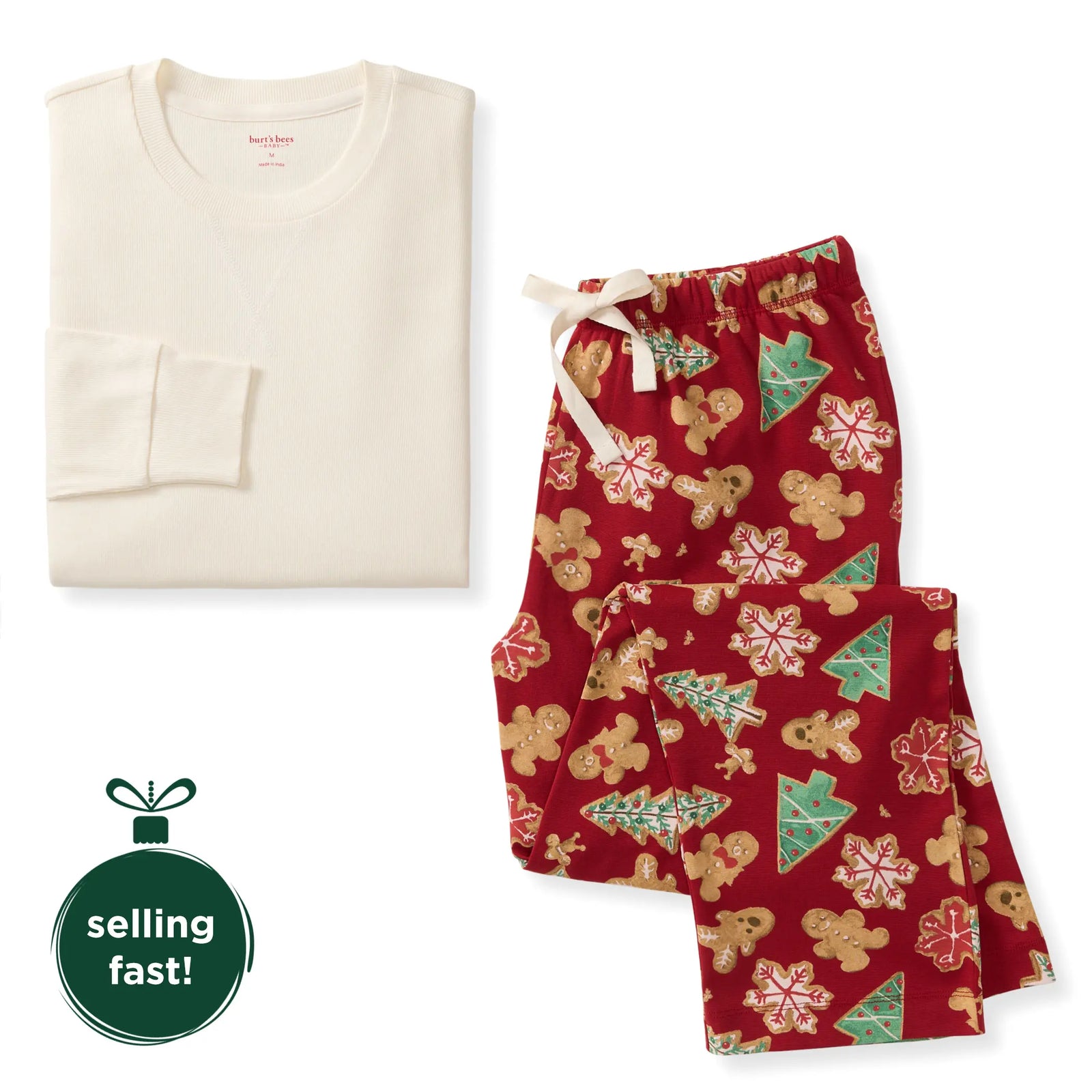 Gingerbread Bake Matching Family Men's Pajamas