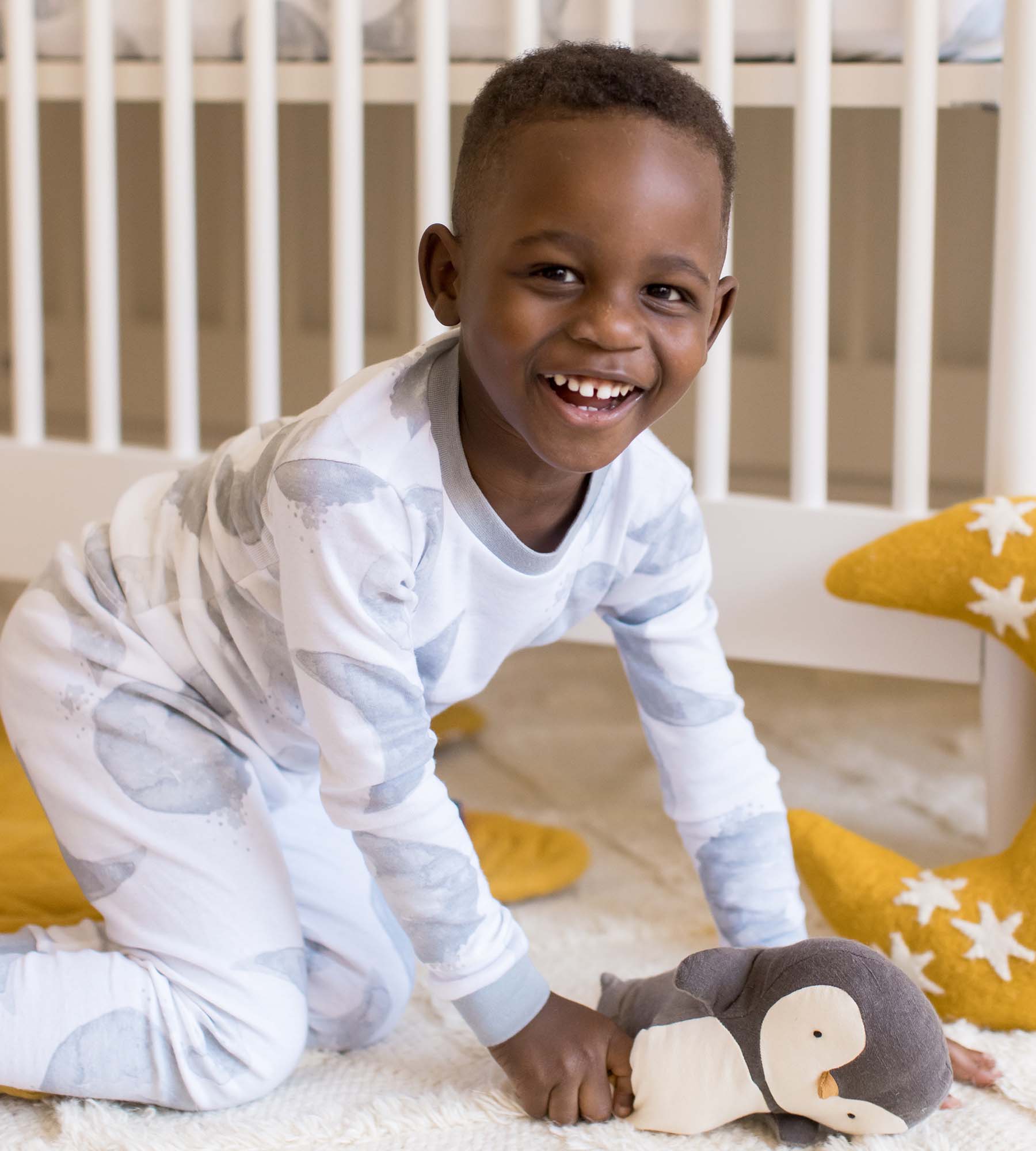 Hello Moon Quarry Organic Cotton Two-Piece Pajamas – Burt's Bees Baby