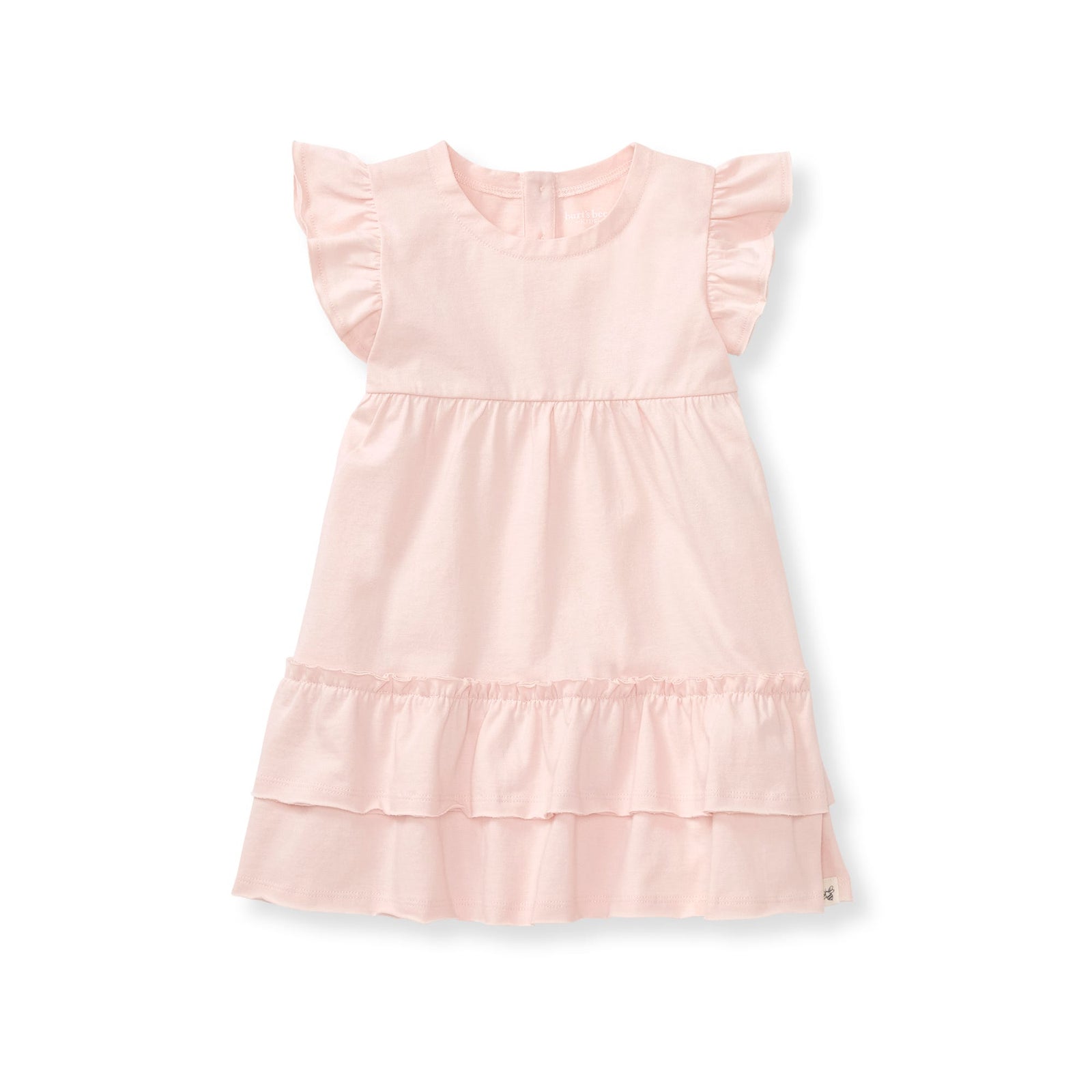 Organic Cotton Ruffle Pink Dress