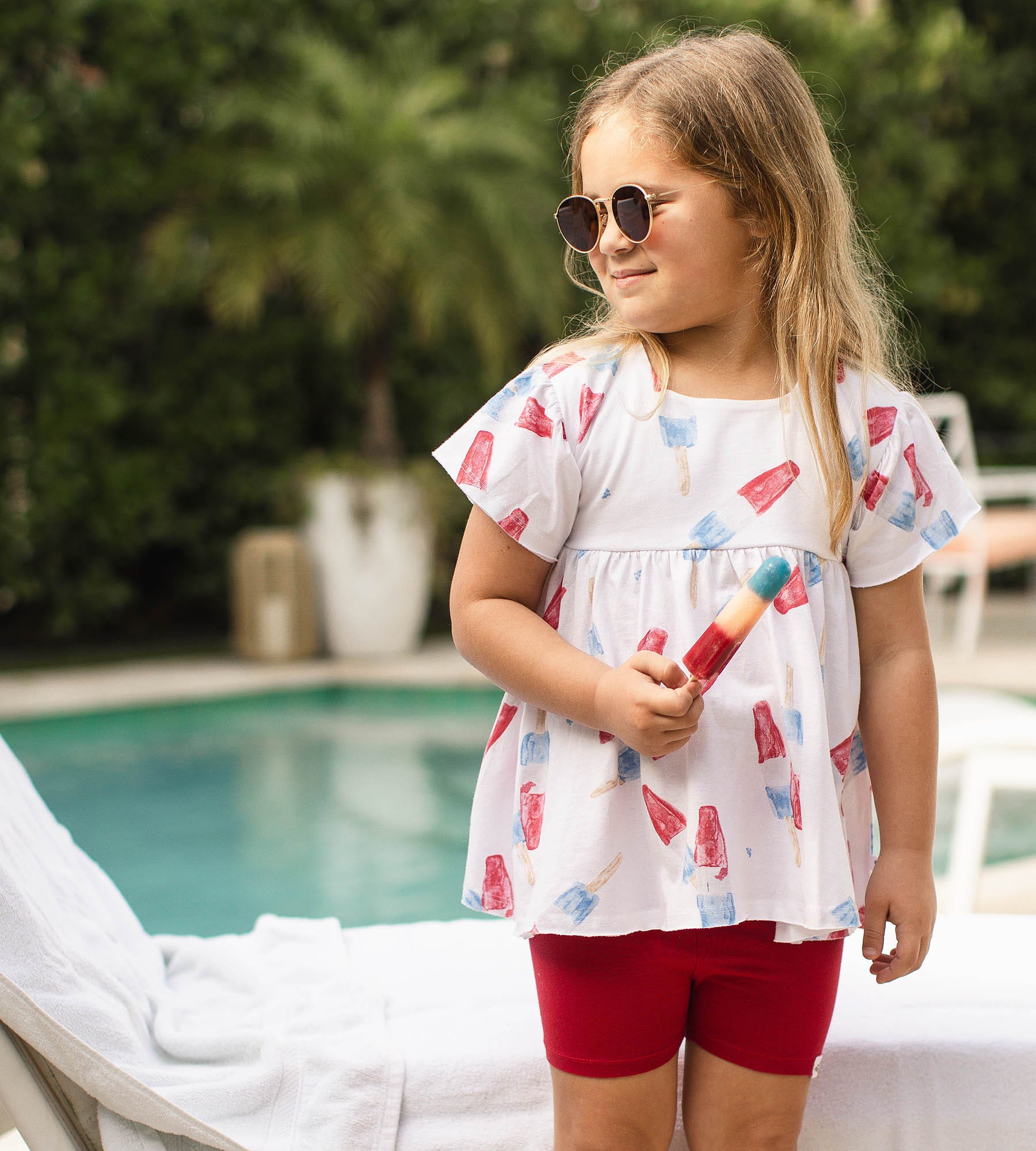 Rocket Pop Girl Dress & Shorts Set – Burt's Bees Baby