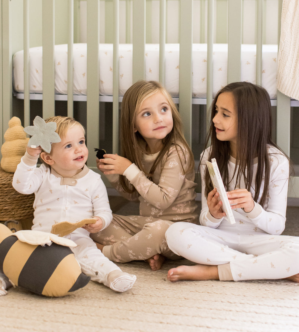 Whimsical Floral Organic Cotton Sleep & Play