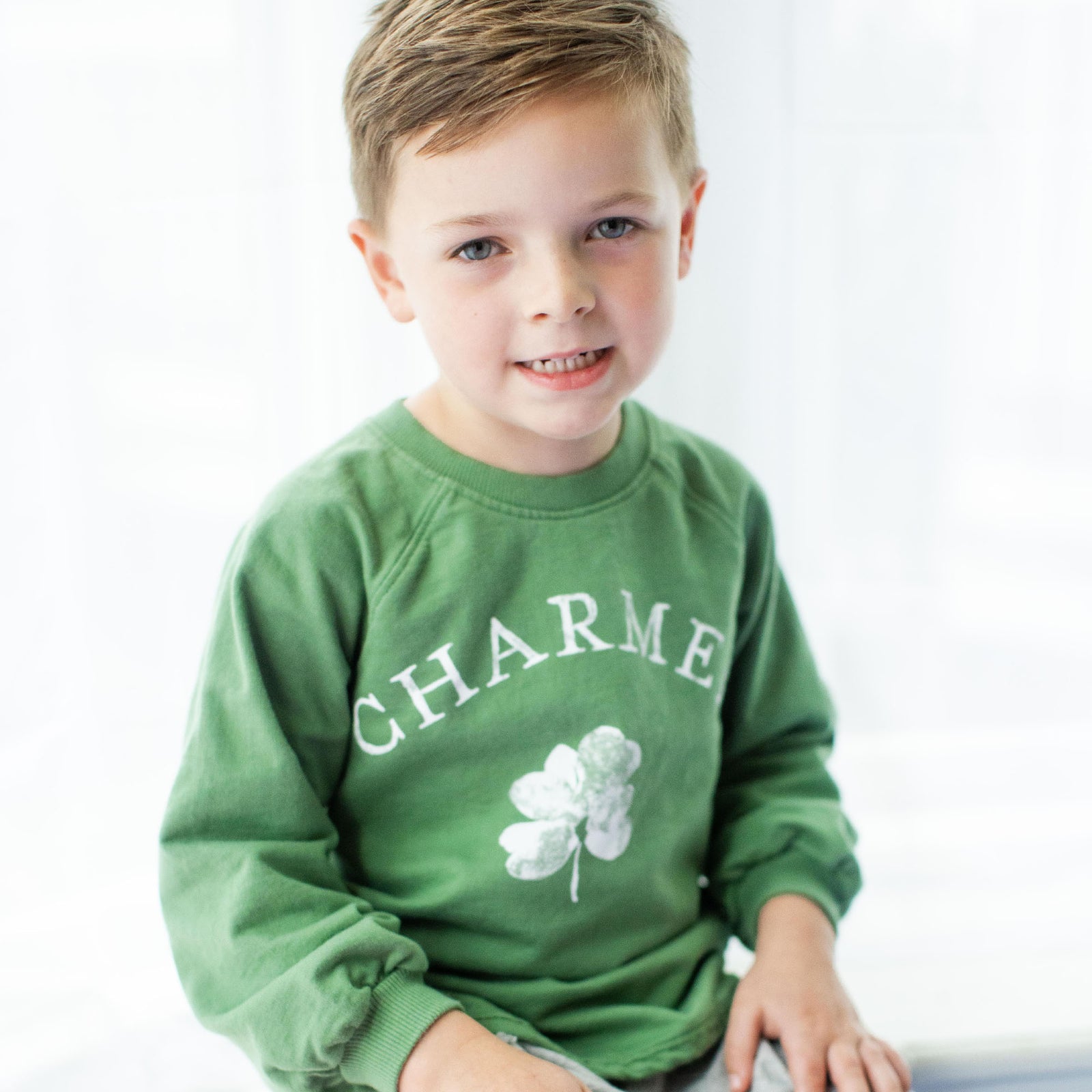 Product Image 2 of Charmed Green Organic Cotton Sweatshirt