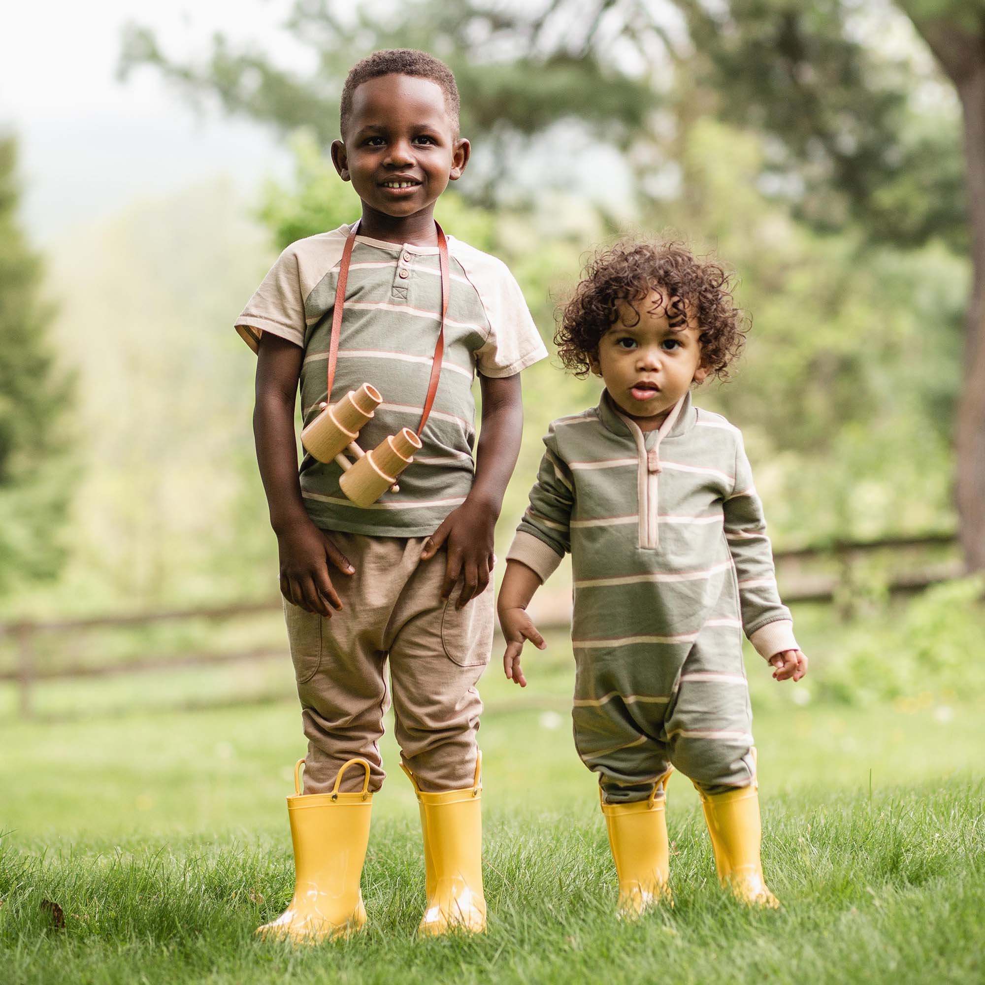 Holland Stripe Organic Boy Tee & Pants Set – Burt's Bees Baby
