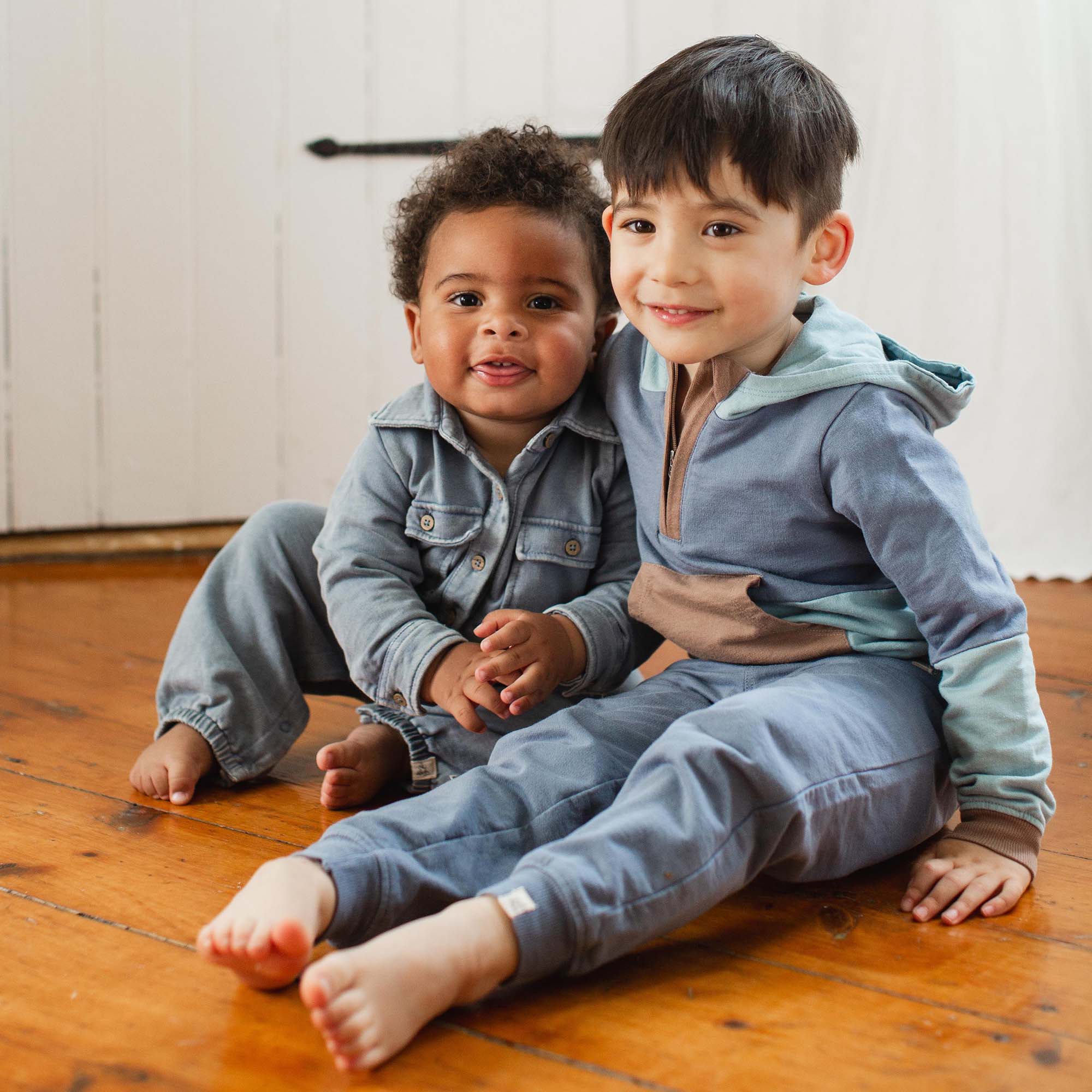 Color Blocked Sweatshirt & Pants Set – Burt's Bees Baby