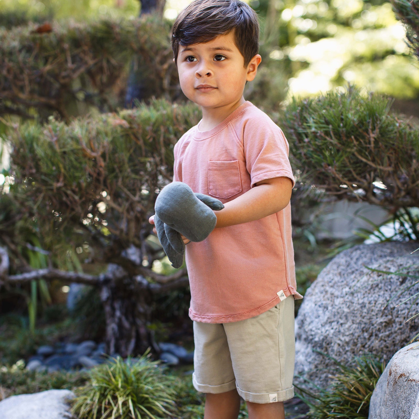 Product Image 4 of Acid Wash Pocket Tee & Shorts Set