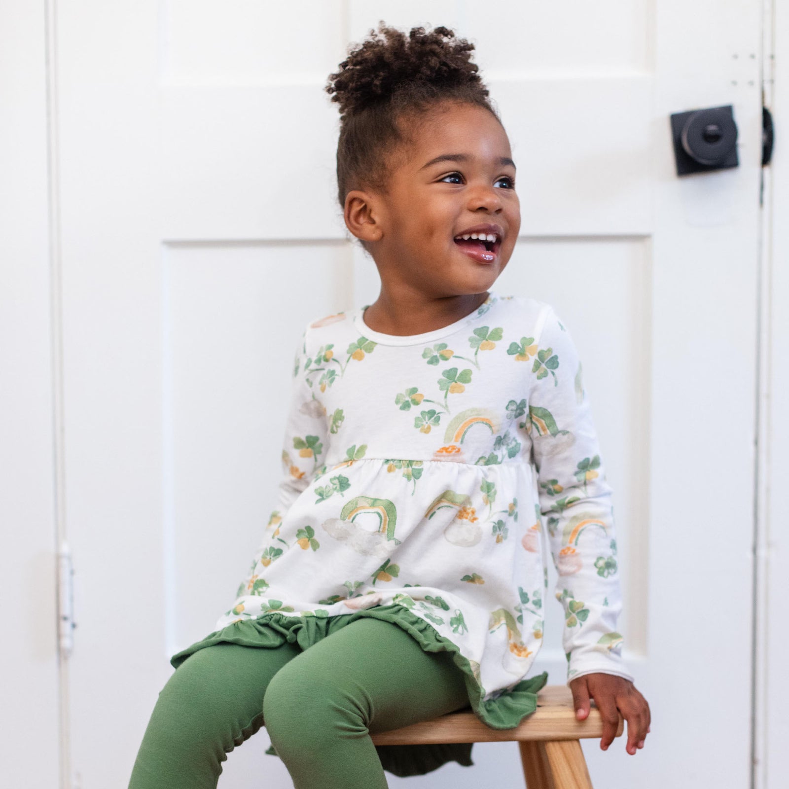 Product Image 1 of Lucky Rainbows Tunic & Pants Set