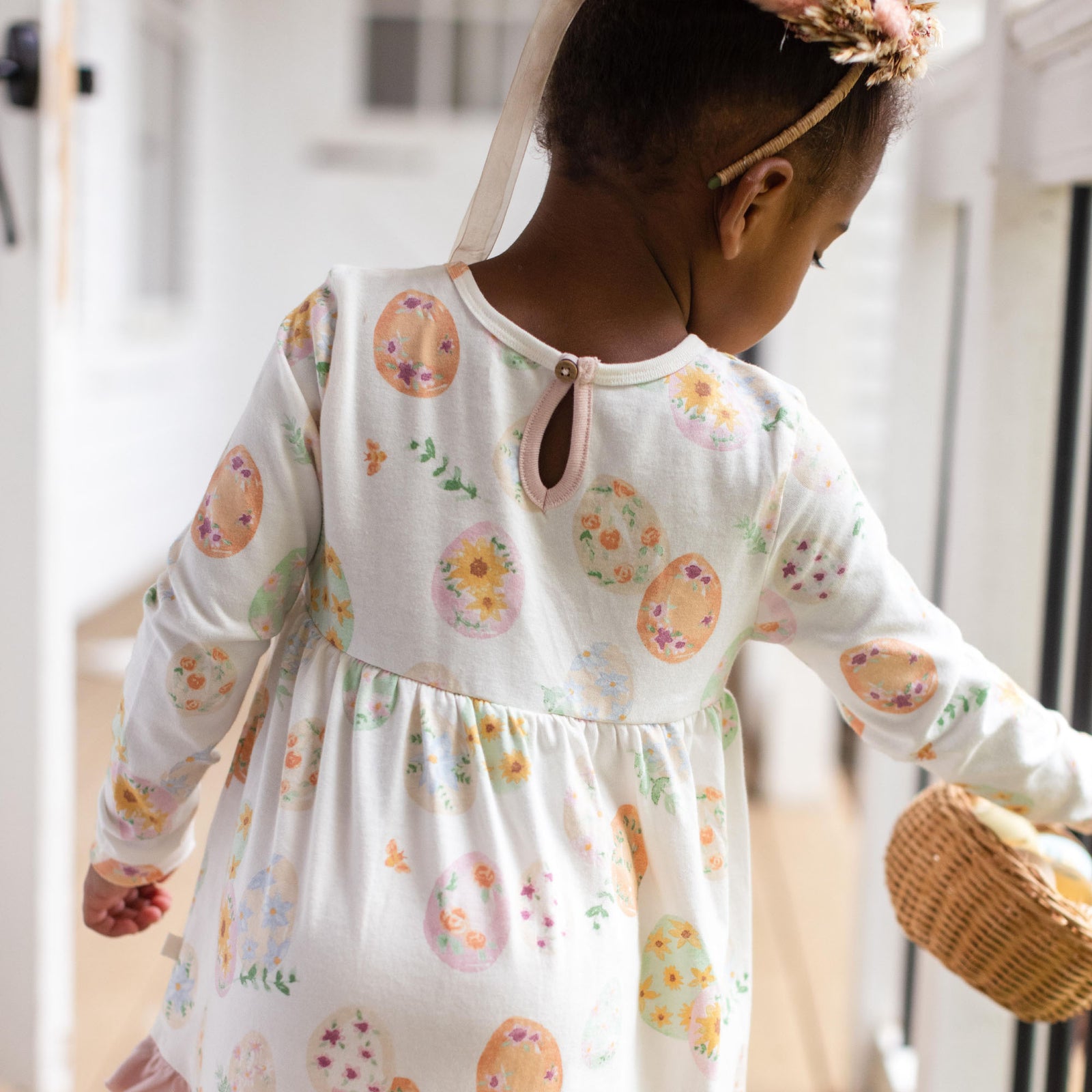 Product Image 3 of Floral Easter Eggs Tunic & Pants Set