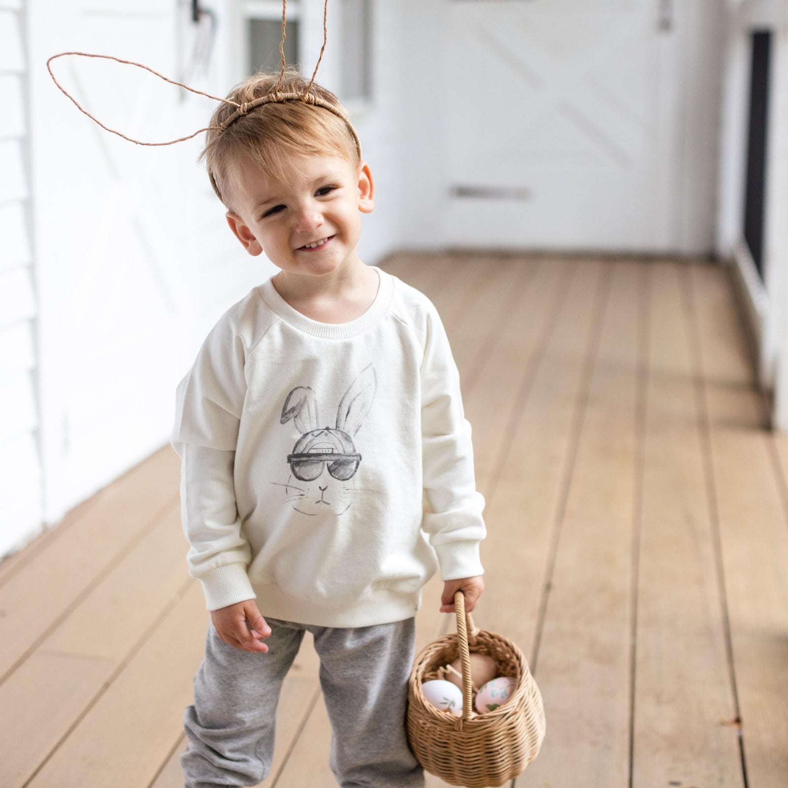 Product Image 3 of Hip Hop Bunny Sweatshirt & Pants Set