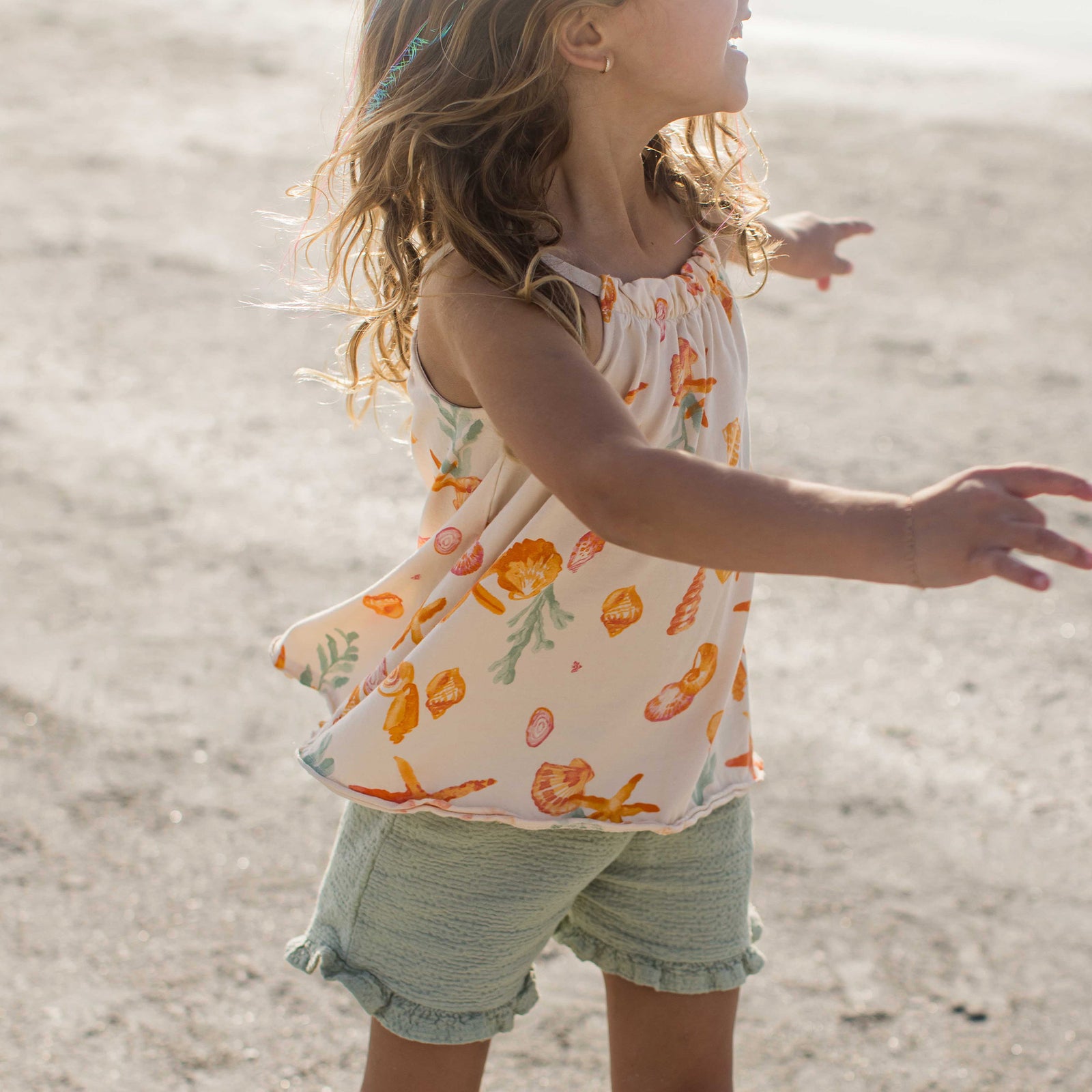 Product Image 2 of Starfish & Shells Girl Tank & Shorts Set