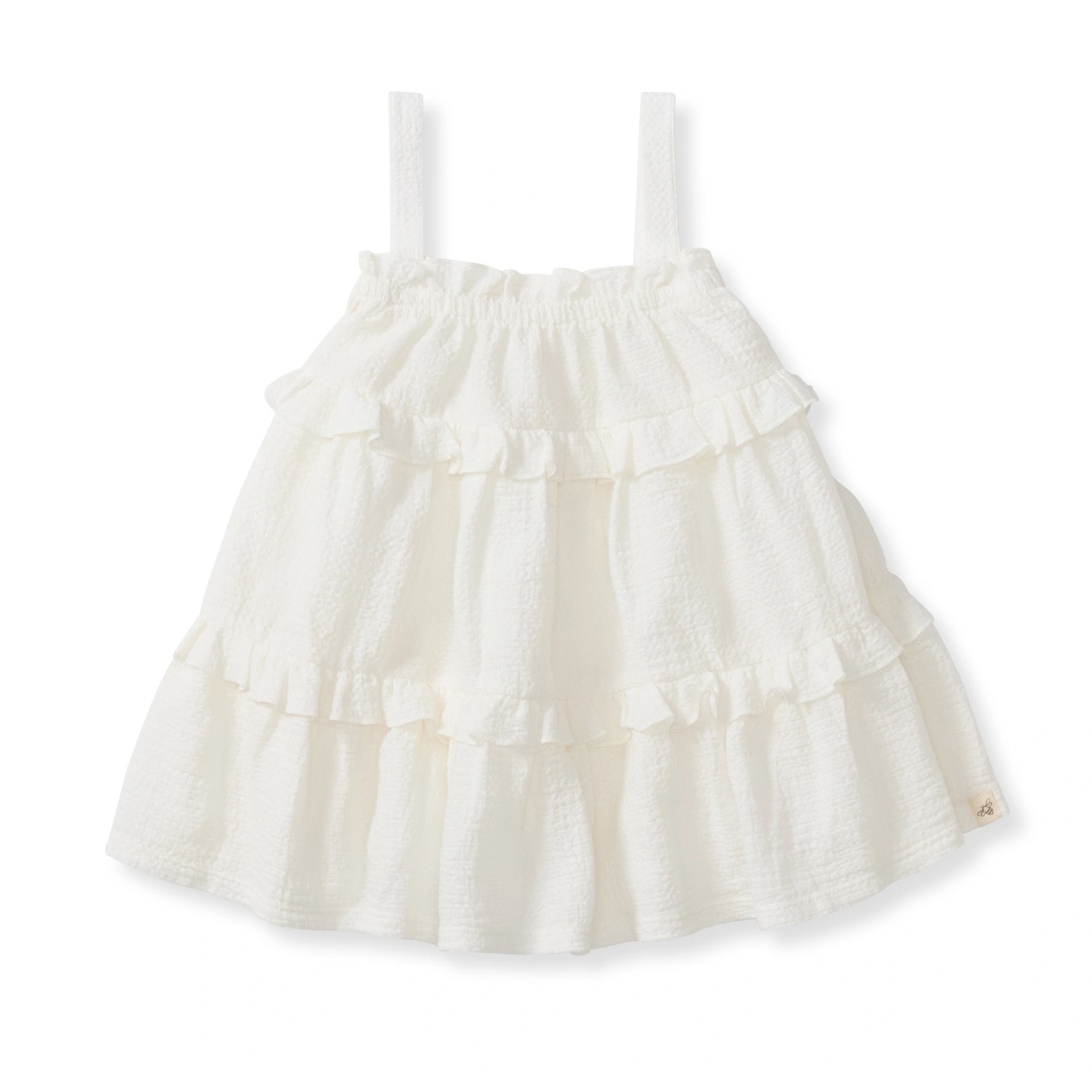 Honeycomb Muslin Dress